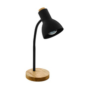 Eglo USA - 98831A - One Light Table Lamp - Verdal - Black, Wood