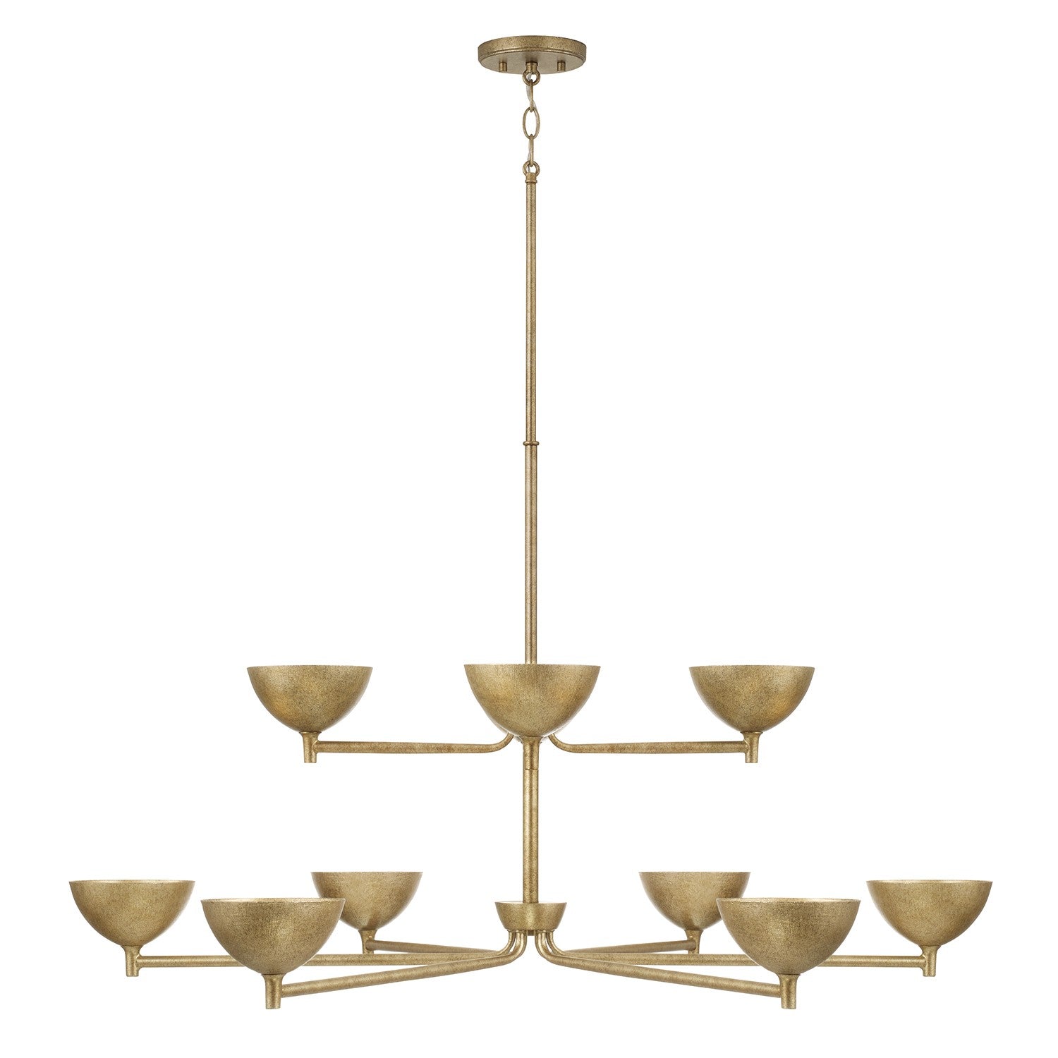 Capital Lighting - 458501FT - LED Chandelier - Francesca - Feathered Brass