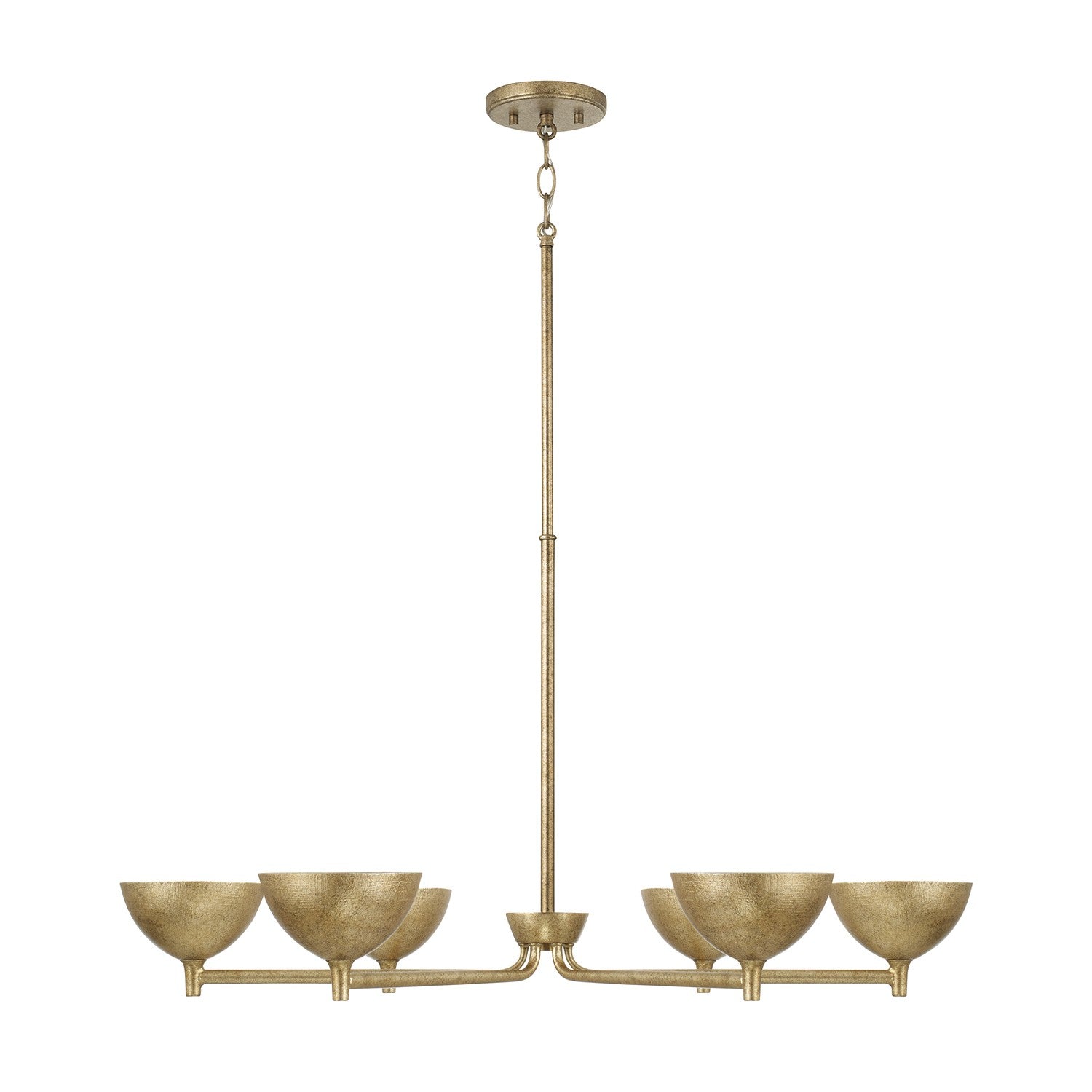 Capital Lighting - 458561FT - LED Chandelier - Francesca - Feathered Brass