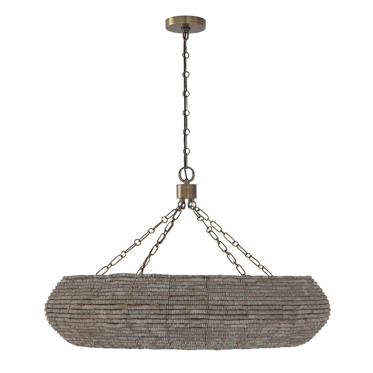 Capital Lighting - 459781AGD - Eight Light Chandelier - Morada - Aegean Grey and Dark Brass