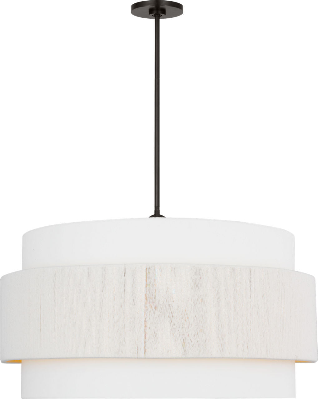 Visual Comfort Studio - EP1196AI - Six Light Hanging Shade - Belaro - Aged Iroged Iron