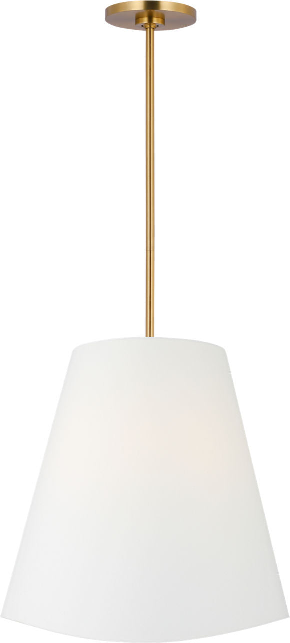 Visual Comfort Studio - KSP1213BBS - Three Light Hanging Shade - Beauvoir - Burnished Brass/Burnished Brass