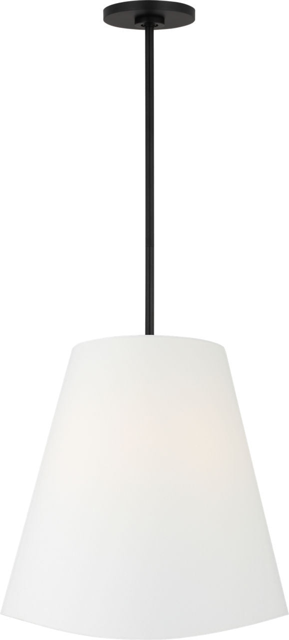 Visual Comfort Studio - KSP1213MBK - Three Light Hanging Shade - Beauvoir - Midnight Black/Midnight Black