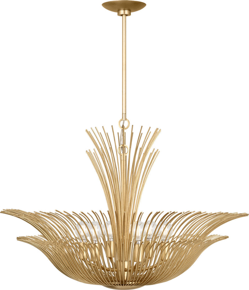 Visual Comfort Studio - LXC1196GD - Six Light Chandelier - Dorelle - Gild/Gild