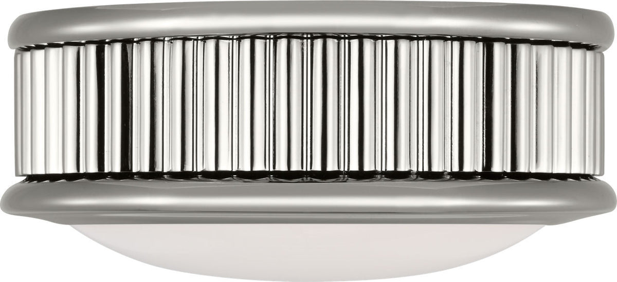 Visual Comfort Studio - PCF1001PN - LED Flush Mount - Ritz - Polished Nickel/Polished Nickel