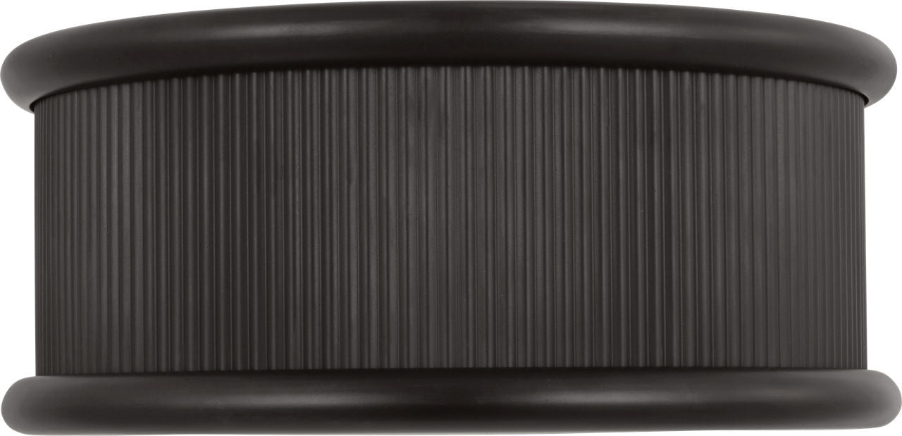 Visual Comfort Studio - PCF1033AI - Three Light Flush Mount - Ritz - Aged Iroged Iron