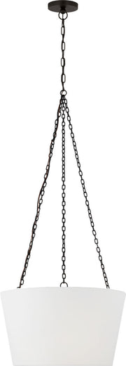 Visual Comfort Studio - PCP1033AI - Three Light Hanging Shade - Herve - Aged Iroged Iron
