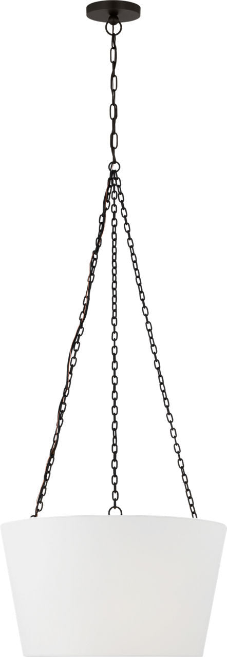 Visual Comfort Studio - PCP1033AI - Three Light Hanging Shade - Herve - Aged Iroged Iron