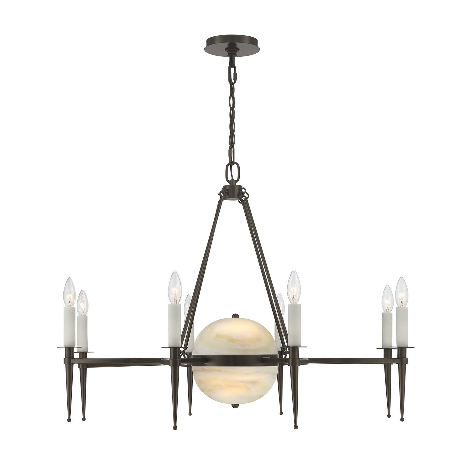 Savoy House - 1-1488-10-15 - Ten Light Chandelier - Sanger - Mediterranean Bronze