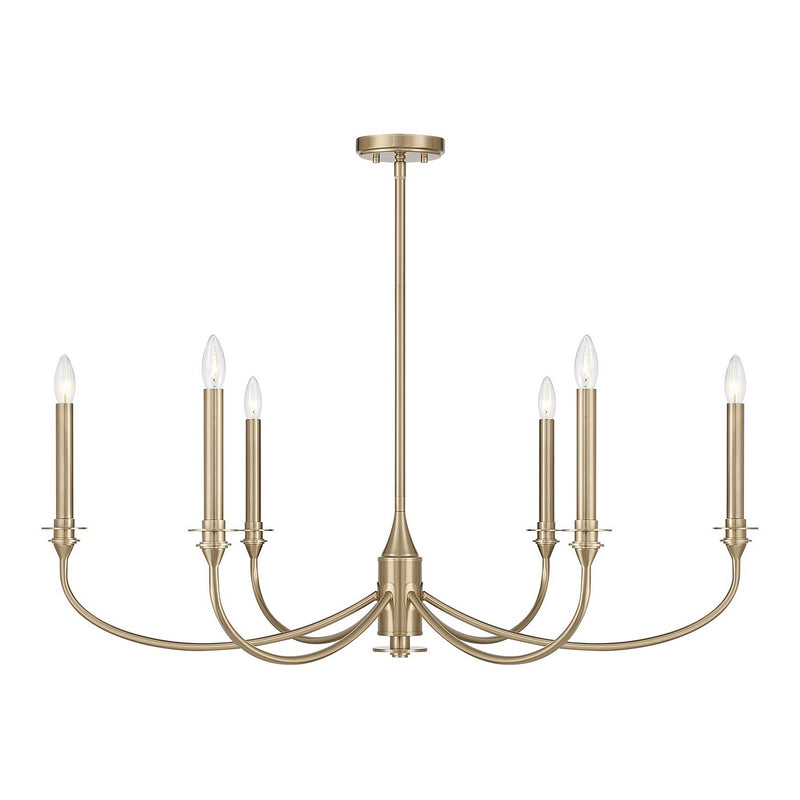 Savoy House - 1-1500-6-127 - Six Light Chandelier - Coventry - Noble Brass