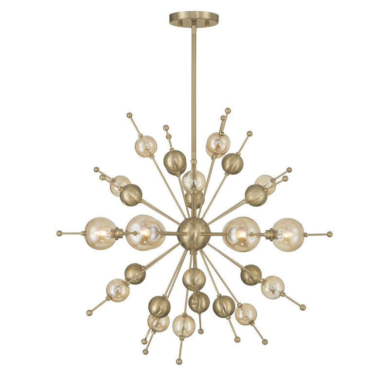 Savoy House - 1-2514-6-127 - Six Light Chandelier - Crescent - Noble Brass