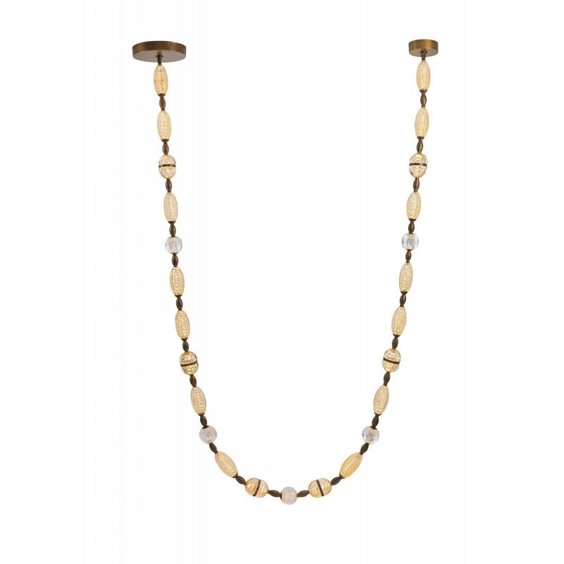 Avenue Lighting - HF7163-AGB - LED Pendant - Dubai - Aged Golden Brass