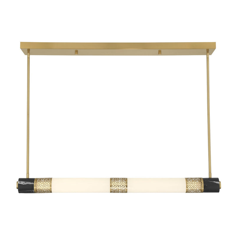 Savoy House - 1-2917-1-322 - LED Linear Chandelier - Farrell - Warm Brass