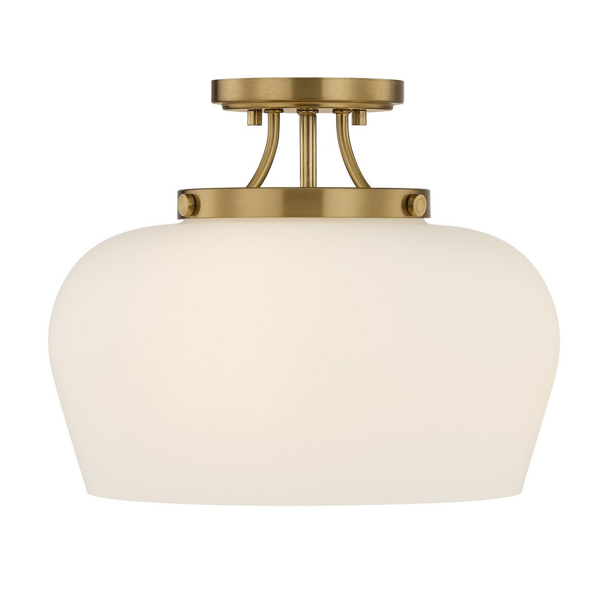Savoy House - 6-6035-3-322 - Three Light Semi-Flush Mount - Octave - Satin Nickel