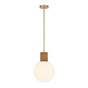Savoy House - 7-4082-1-322 - One Light Pendant - Jarrell - Warm Brass