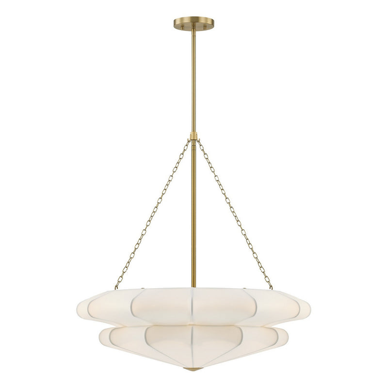 Savoy House - 7-9153-3-322 - Three Light Pendant - Coppell - Warm Brass