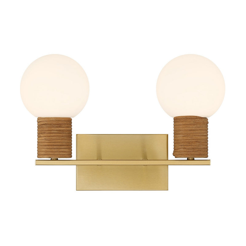 Savoy House - 8-4081-2-322 - Two Light Bathroom Vanity - Jarrell - Warm Brass