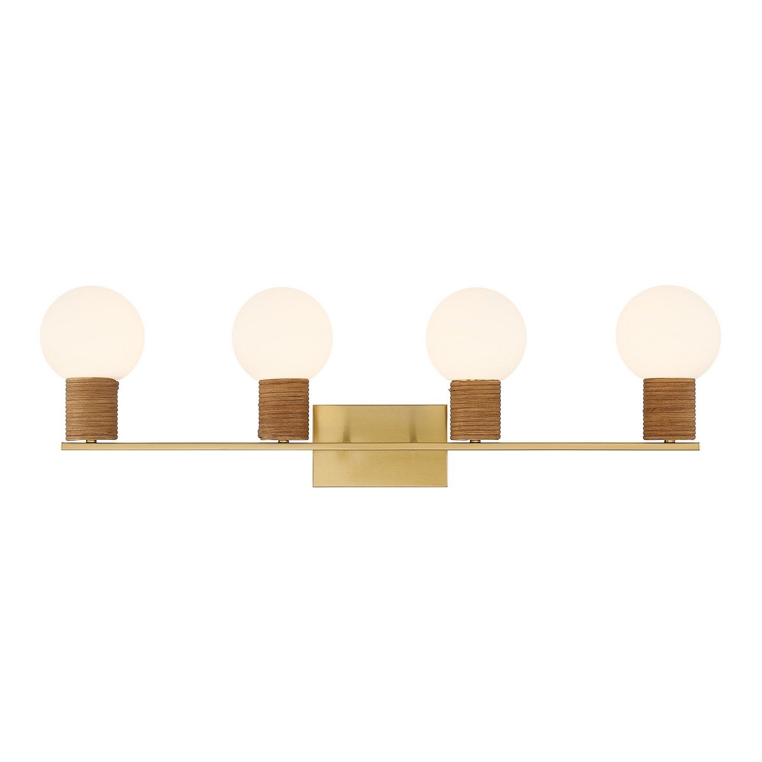 Savoy House - 8-4081-4-322 - Four Light Bathroom Vanity - Jarrell - Warm Brass