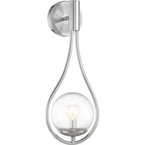 Savoy House - 9-7193-1-11 - One Light Wall Sconce - Encino - Polished Chrome