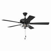 Craftmade - ECF201FB5-FBGW - 52" Ceiling Fan - EOS 2 Light Clear Bowl 52" Ceiling Fan - Flat Black