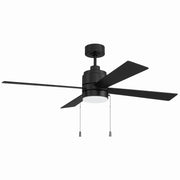 Craftmade - EMCY52FB4-PC - 52" Ceiling Fan - Energy Star McCoy 52" 4 Blade Ceiling Fan - Flat Black