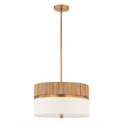 Minka-Lavery - 12056-732 - Three Light Pendant - Nebri - Legacy Brass