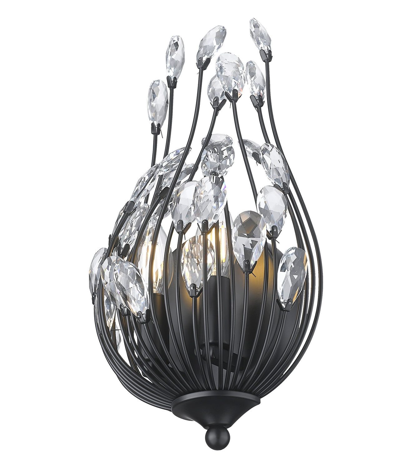 Z-Lite - 1957-2S-MB - Two Light Wall Sconce - Gabriella - Matte Black