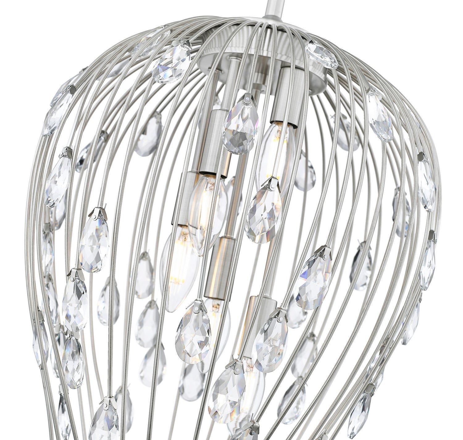 Z-Lite - 1957P15-BN - Five Light Pendant - Gabriella - Brushed Nickel