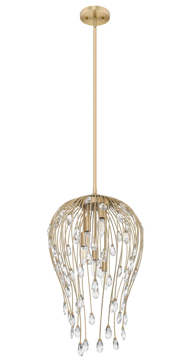 Z-Lite - 1957P15-MGLD - Five Light Pendant - Gabriella - Modern Gold