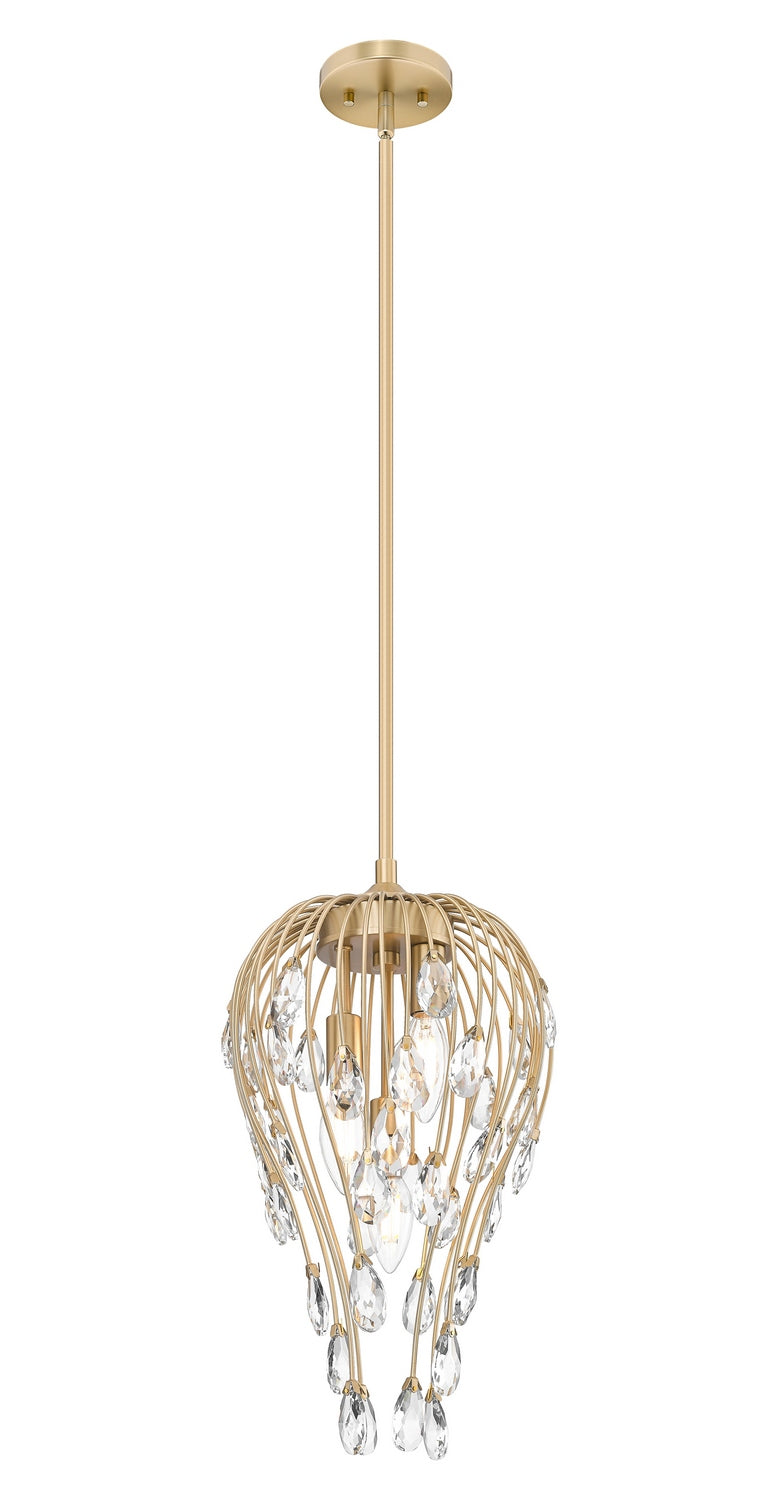 Z-Lite - 1957P9-MGLD - Three Light Pendant - Gabriella - Modern Gold