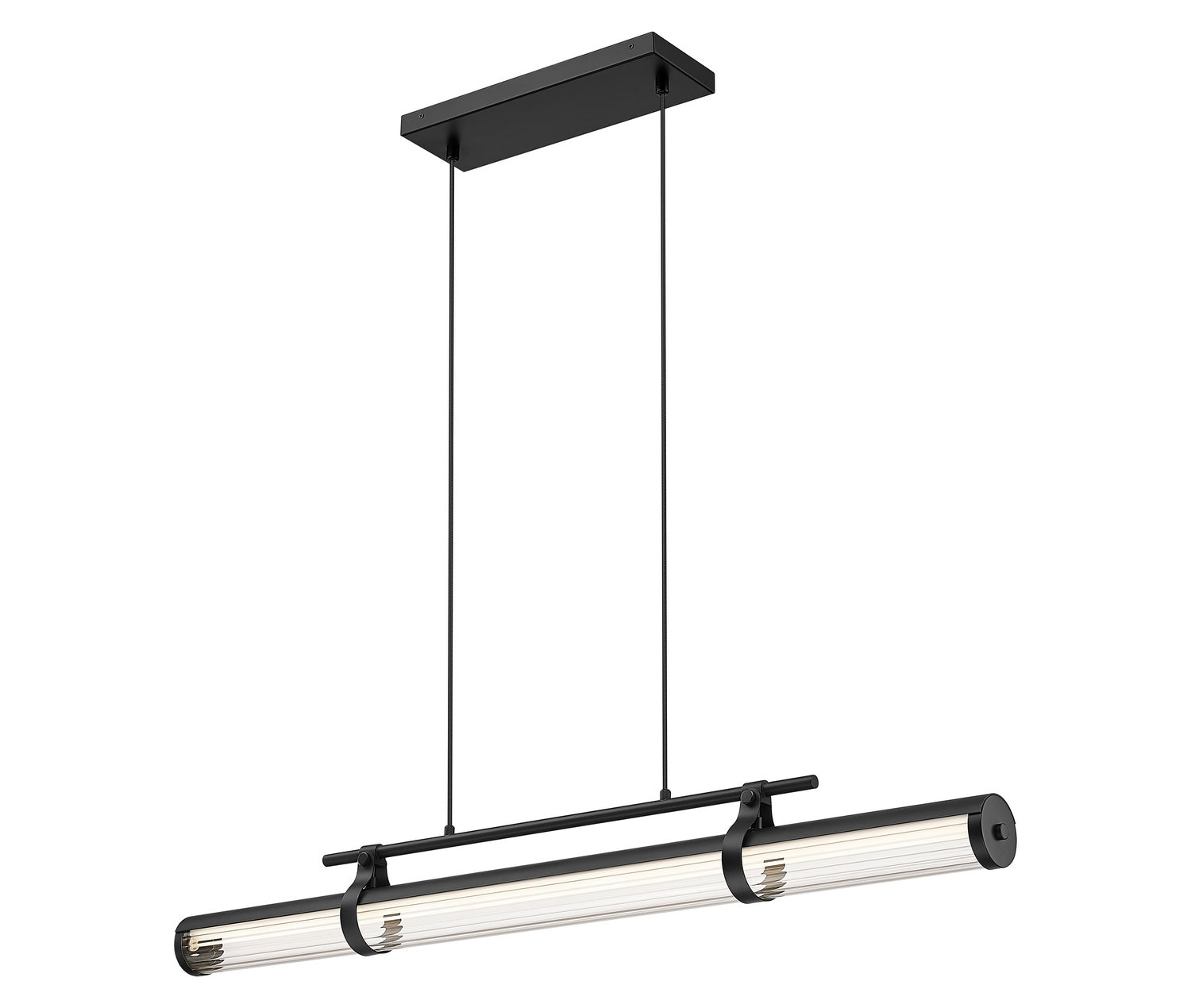 Z-Lite - 1959-44L-MB-LED - LED Linear Chandelier - Benoit - Matte Black