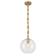 Minka-Lavery - 15565-732 - One Light Mini Pendant - Elyric - Legacy Brass