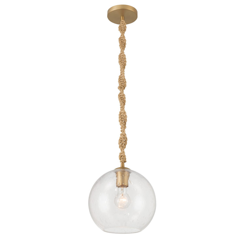 Minka-Lavery - 15565-732 - One Light Mini Pendant - Elyric - Legacy Brass