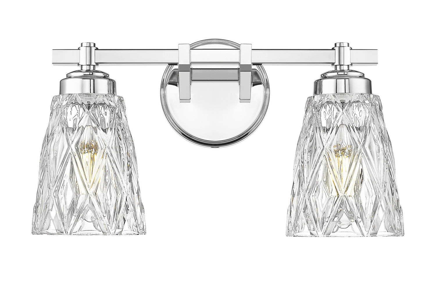Z-Lite - 1960-2V-CH - Two Light Vanity - Andree - Chrome