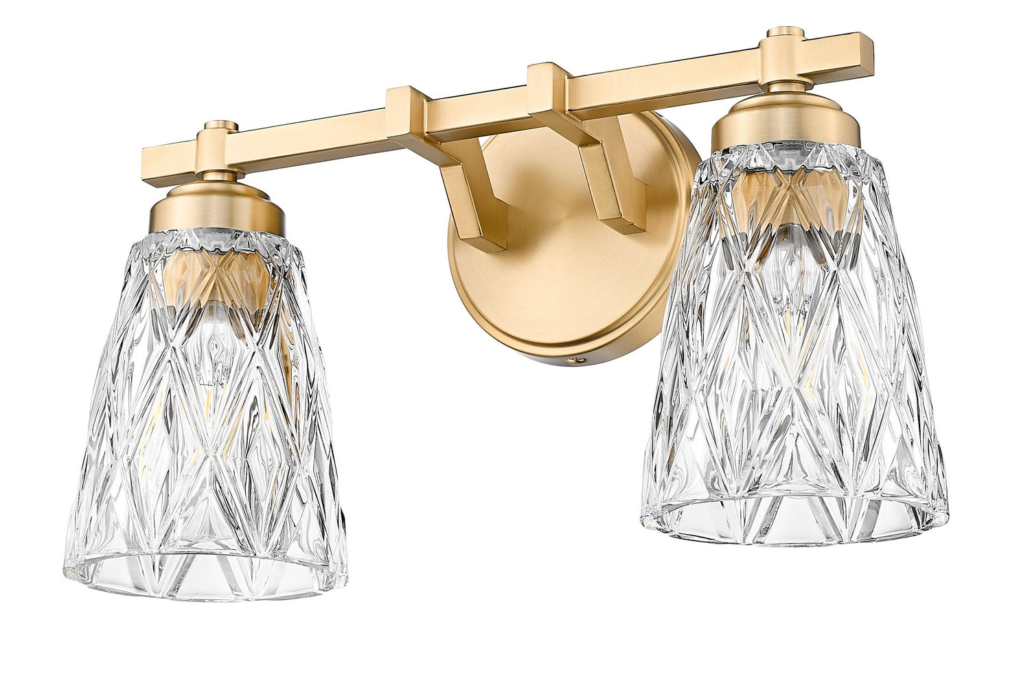 Z-Lite - 1960-2V-MGLD - Two Light Vanity - Andree - Modern Gold