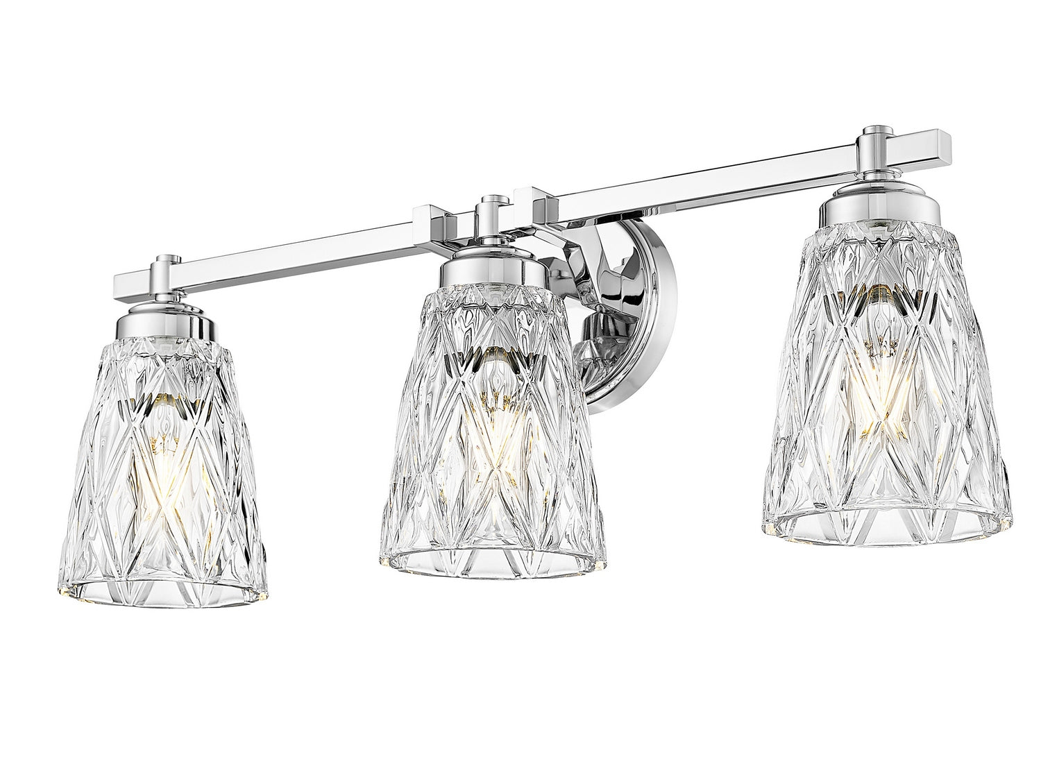 Z-Lite - 1960-3V-CH - Three Light Vanity - Andree - Chrome