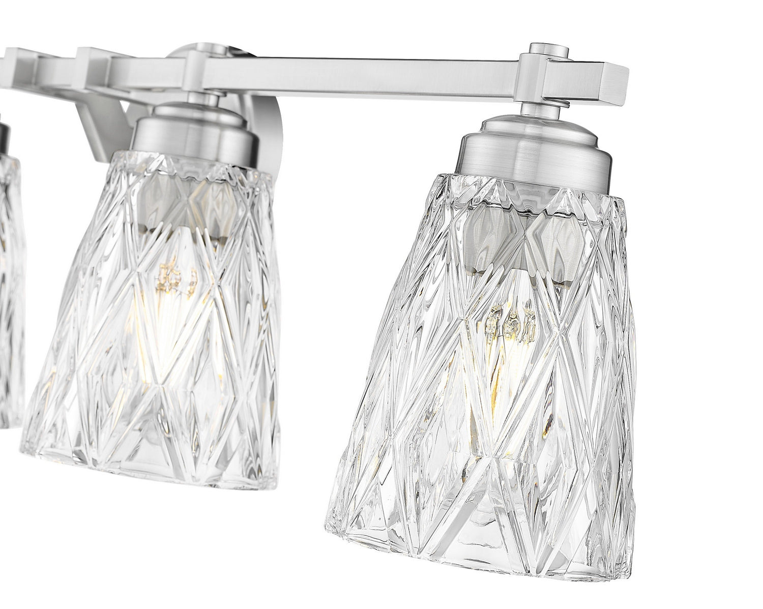 Z-Lite - 1960-4V-BN - Four Light Vanity - Andree - Brushed Nickel