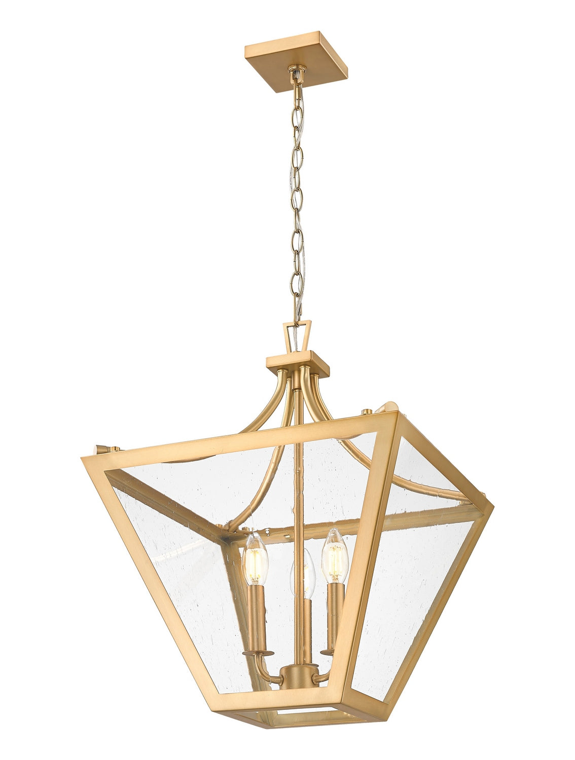 Z-Lite - 1961-3C-RB - Three Light Chandelier - Montalcino - Rubbed Brass