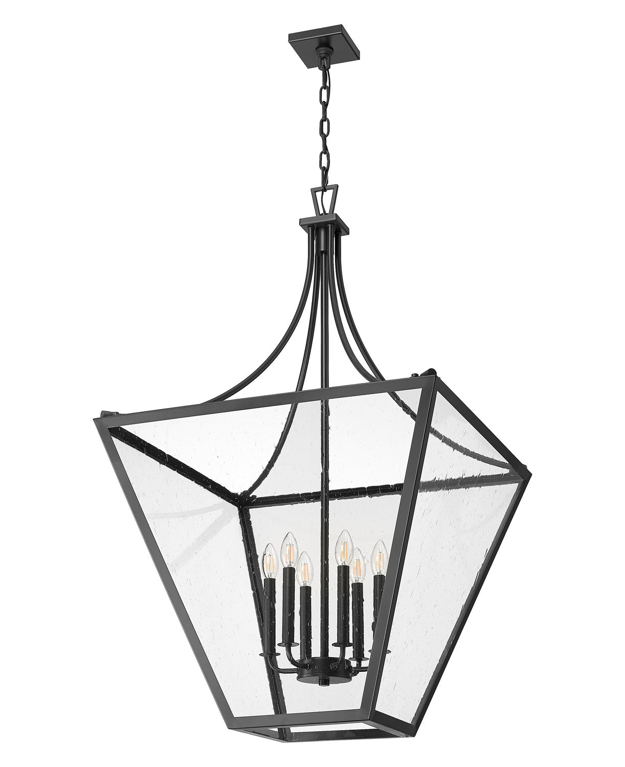 Z-Lite - 1961-6IO - Six Light Chandelier - Montalcino - Iron Ore