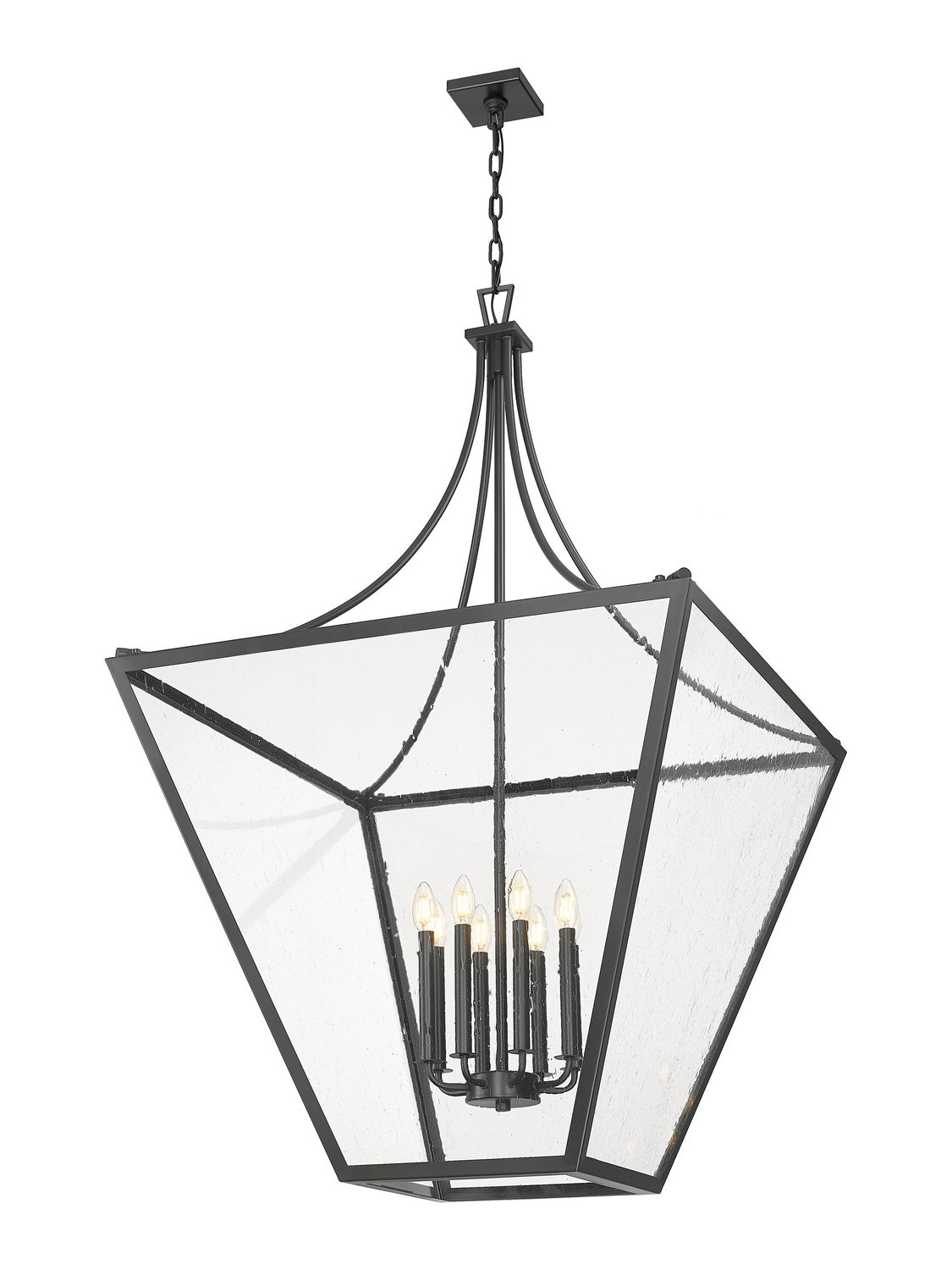 Z-Lite - 1961-8IO - Eight Light Chandelier - Montalcino - Iron Ore