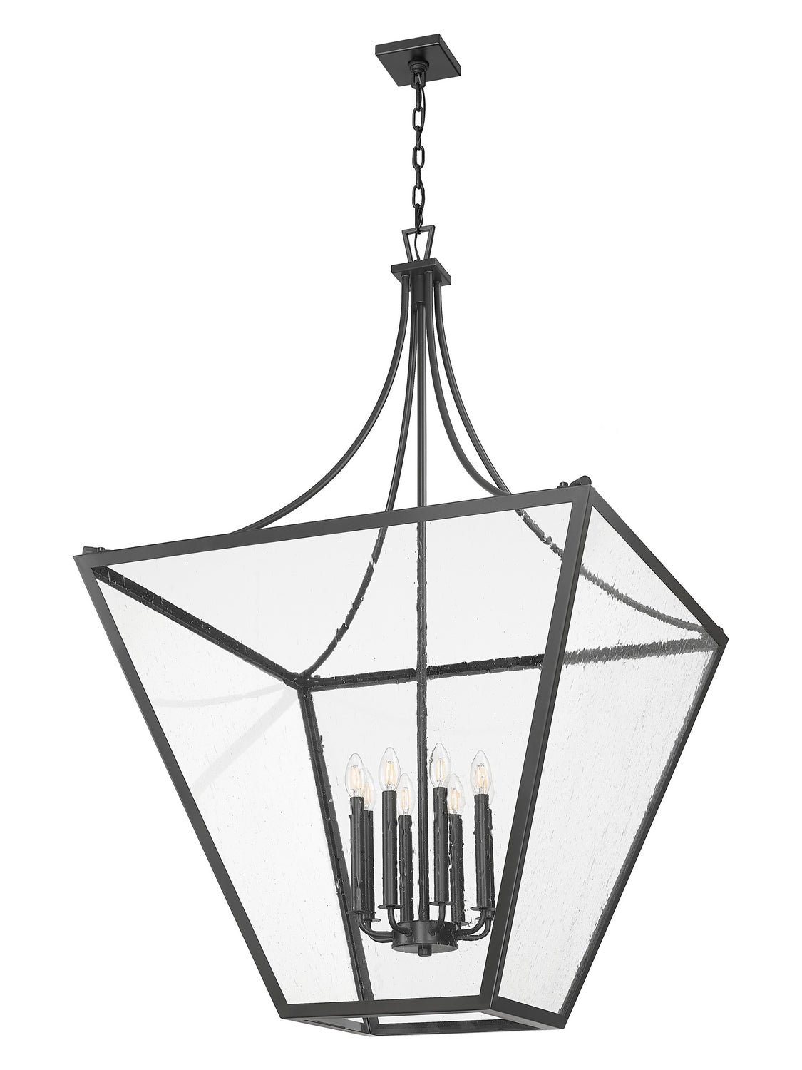 Z-Lite - 1961-8IO - Eight Light Chandelier - Montalcino - Iron Ore