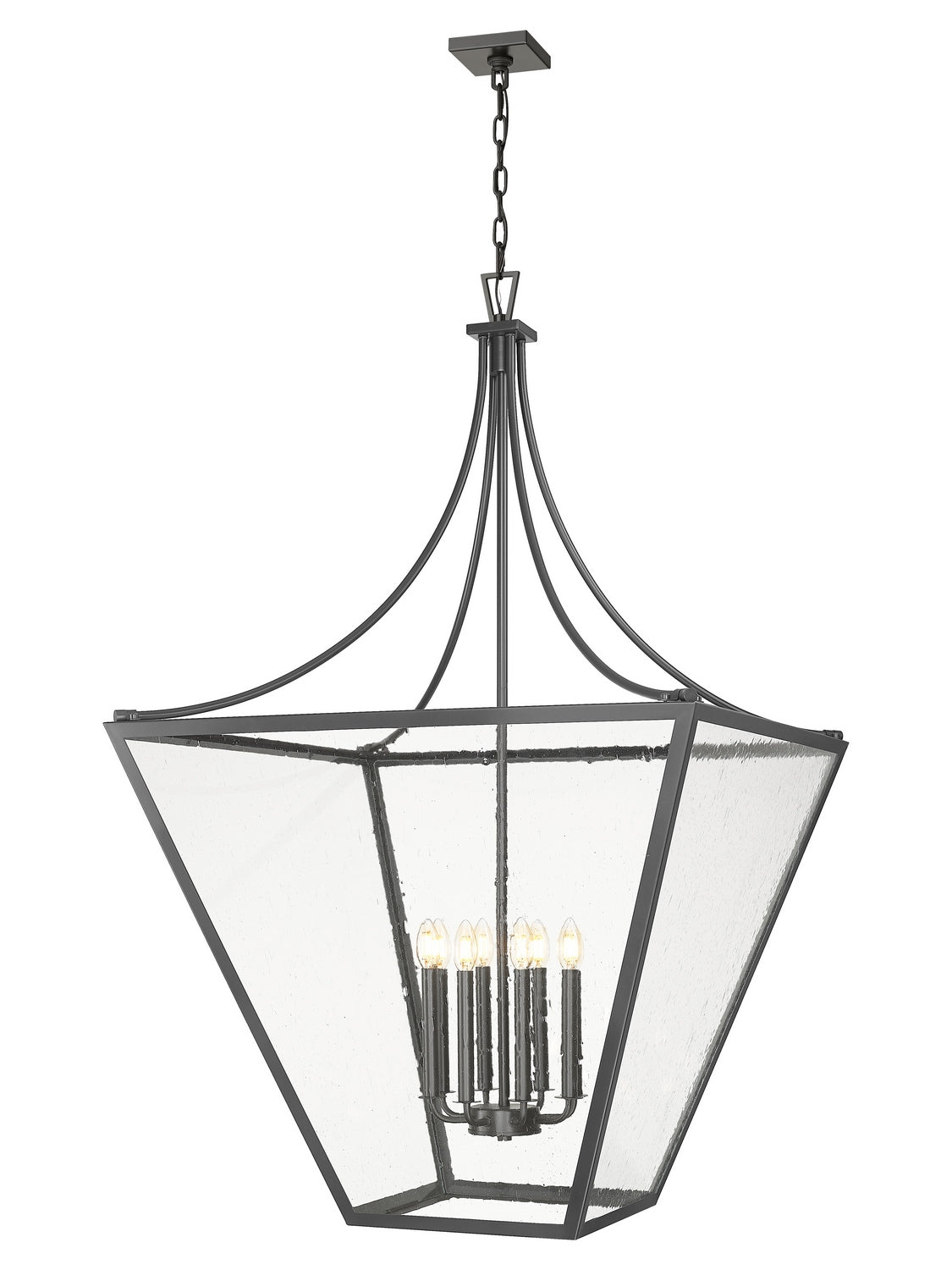 Z-Lite - 1961-8IO - Eight Light Chandelier - Montalcino - Iron Ore