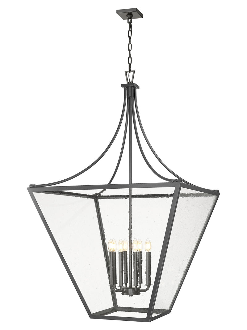 Z-Lite - 1961-8IO - Eight Light Chandelier - Montalcino - Iron Ore