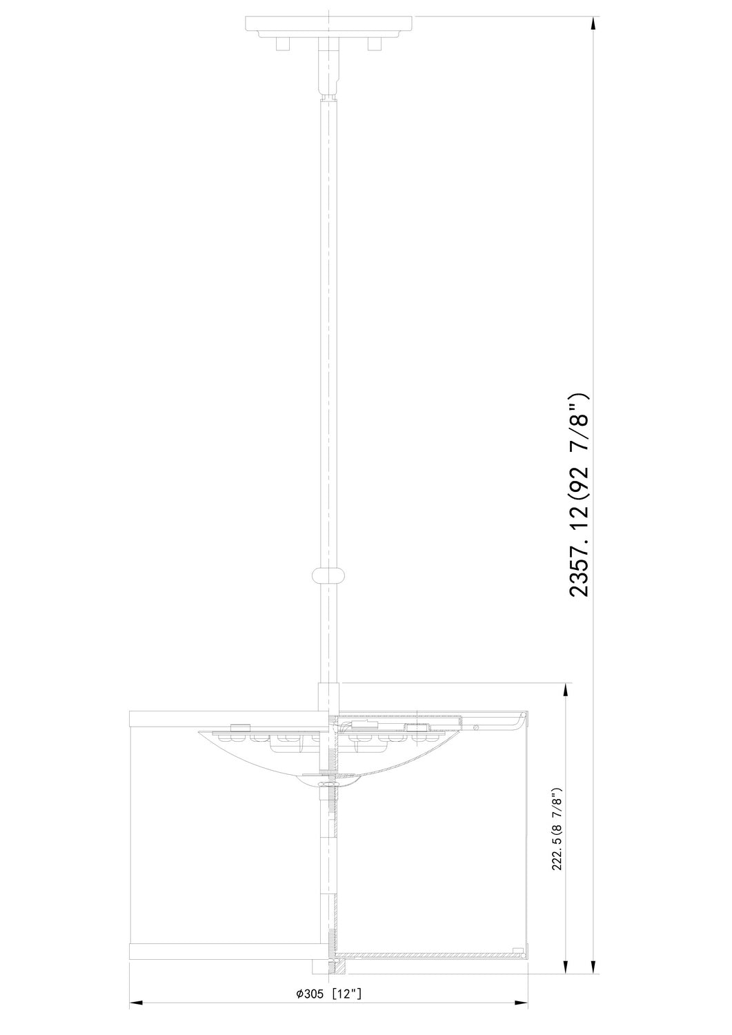 Z-Lite - 1962P12-BN-LED - LED Pendant - Linden - Brushed Nickel
