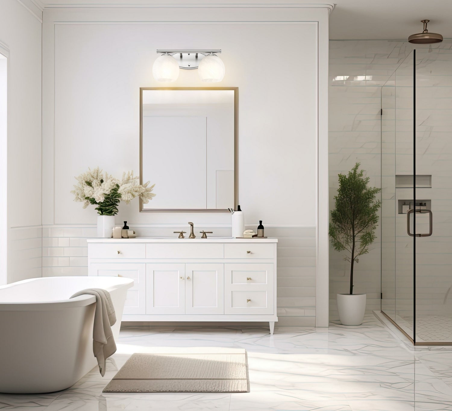 Z-Lite - 1963-2V-BN - Two Light Vanity - Colette - Brushed Nickel