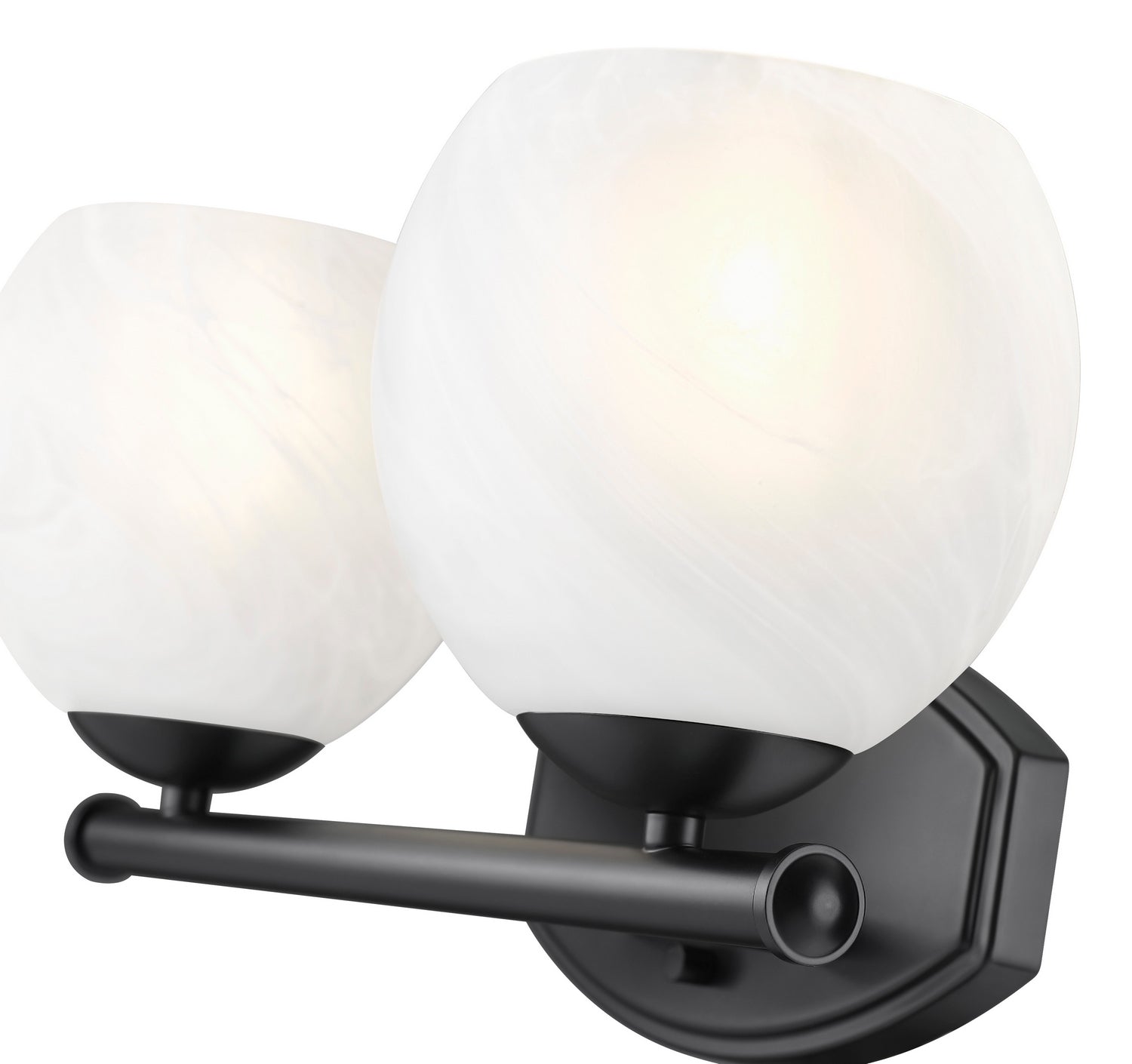 Z-Lite - 1963-2V-MB - Two Light Vanity - Colette - Matte Black