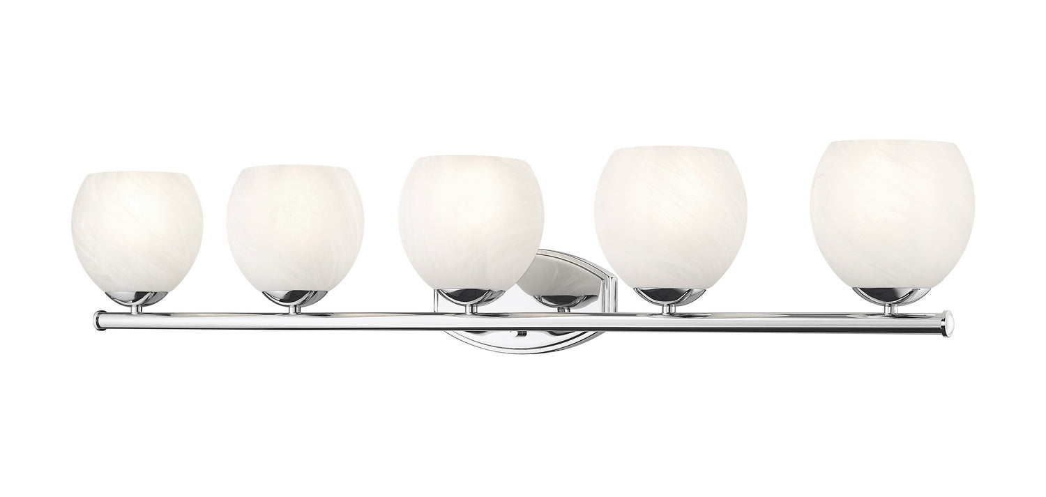 Z-Lite - 1963-5V-CH - Five Light Vanity - Colette - Chrome