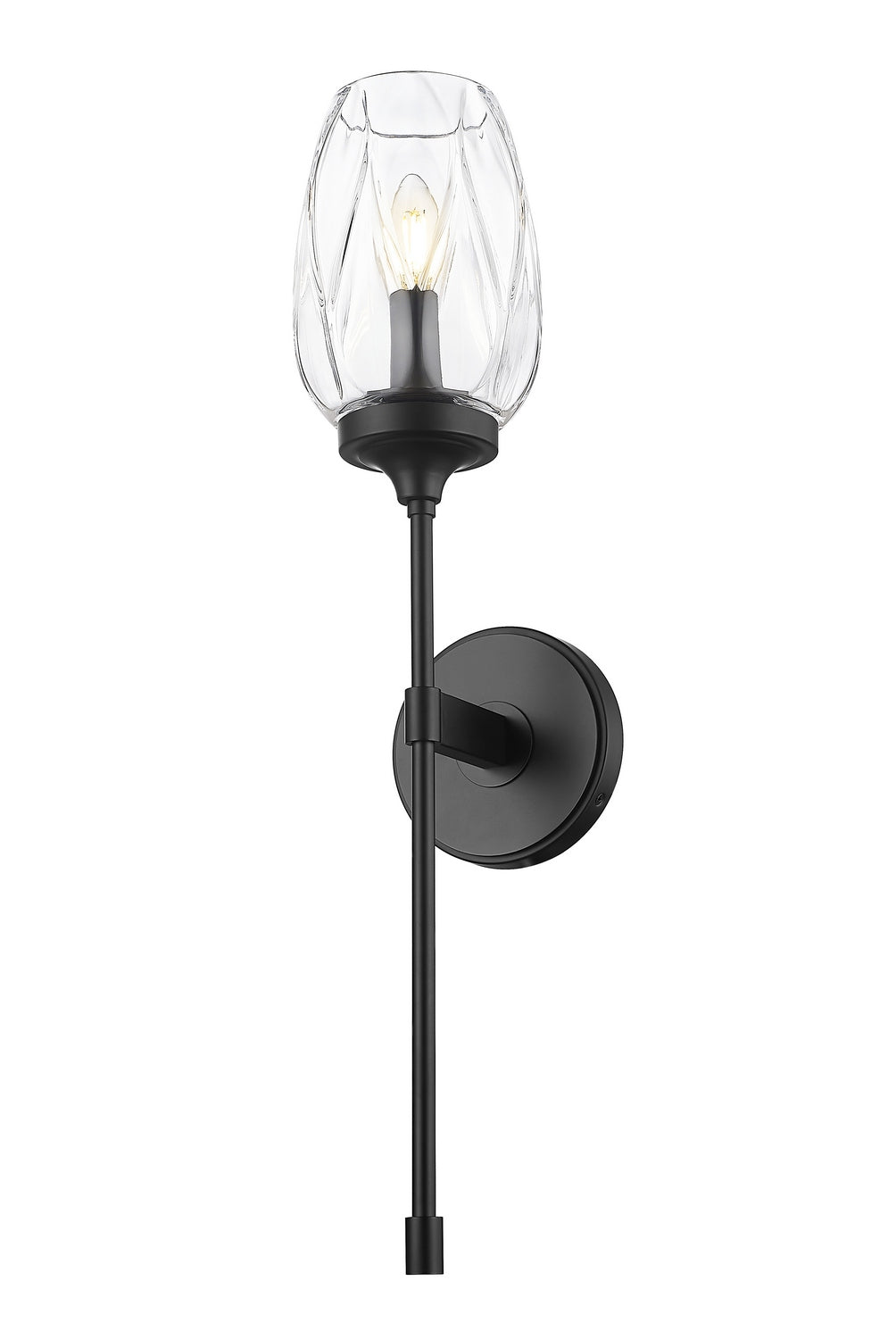 Z-Lite - 2014-1S-MB - One Light Wall Sconce - Cassian - Matte Black