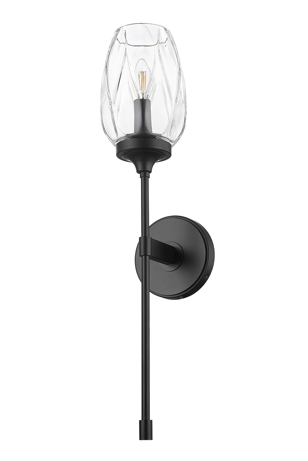 Z-Lite - 2014-1S-MB - One Light Wall Sconce - Cassian - Matte Black