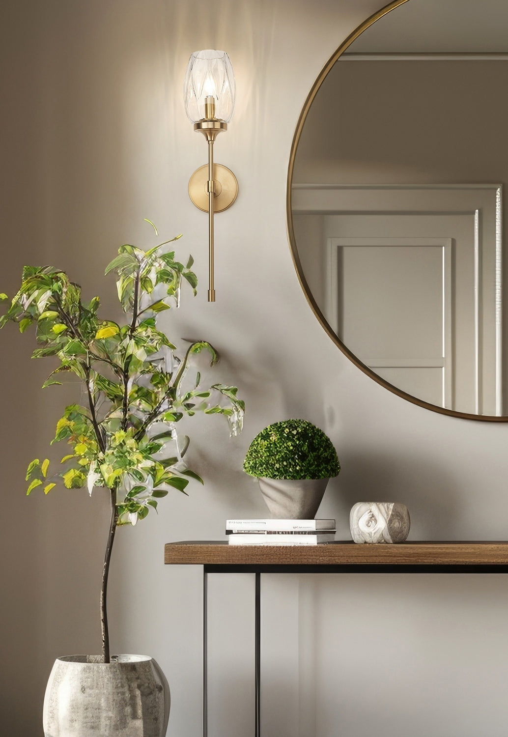 Z-Lite - 2014-1S-MGLD - One Light Wall Sconce - Cassian - Modern Gold
